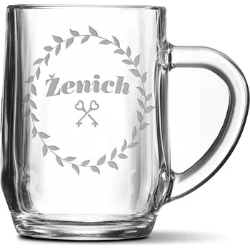 Sklenice Sablio Půllitr Ženich: 0,5