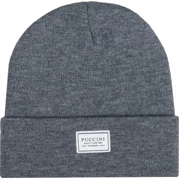 Čepice Dámská zimní Čepice PUCCINI Pánská čepice tmavě šedá CZ2312 4B