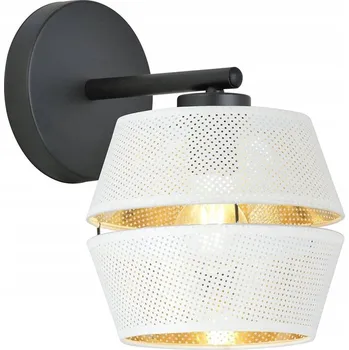 Nástěnné svítidlo Emibig MALIA K1 WHITE/GOLD Nástěnná lampa Ocel s lakovaným stínítkem