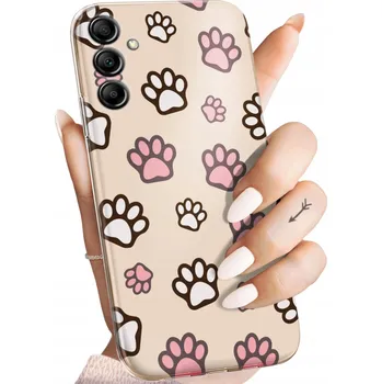 Pouzdro na mobilní telefon Zadní Kryt Hello Case pro Samsung Galaxy A14 5G béžový