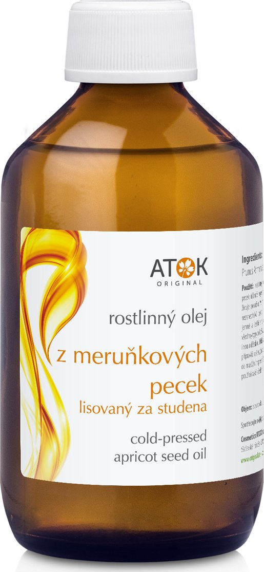Original ATOK Rostlinný olej z meruňkových pecek, lisovaný za studena Objem: 250 ml
