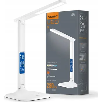 Lampička Stolní lampička Videx RIO bílá, výkon až 5 W