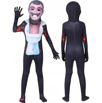 Karnevalový kostým KOSTÝM SKIBIDI TOILET TITAN TV MUŽ TOALETA KARNEVALOVÝ PLES 128 134