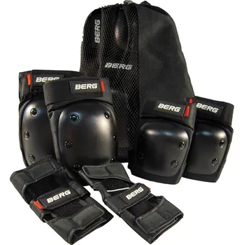 Cyklistická přilba BERG Ochranná sada pro děti 6dílná BERG MALÉ ČERNÁ