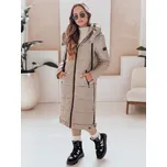 Dámská zimní bunda s kapucí Dstreet TY0000 - výprodej 1 Barva: Béžová, Velikost: L