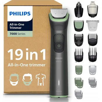 Holicí strojek PHILIPS Multigroom Series 7000 Univerzální zastřihovač 19 v 1 MG7962/30