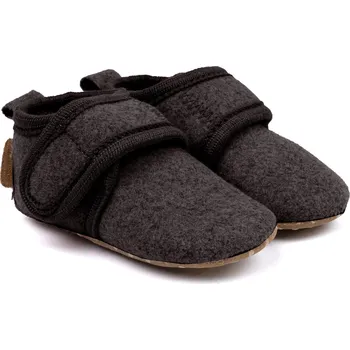 Capáčky MIKK-LINE Filcové capáčky prewalker - hnědé Chocolate Chip - 6-12 měsíců Hnědá