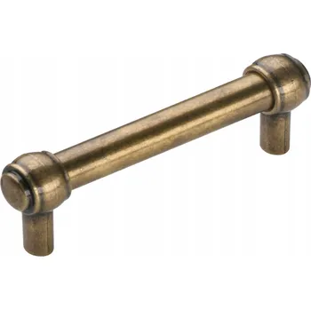 Nábytkové kování Nábytková úchytka reling GAMET RE23 starožitná mosaz 96 mm