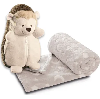 Dětská deka Hermann Biederlack Dětská deka s plyšovým ježkem Pixy, 75 x 100 cm 822406