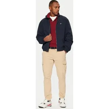 Dámská bunda Tommy Jeans Bunda pro přechodné období Essential DM0DM20655 Tmavomodrá Regular Fit L