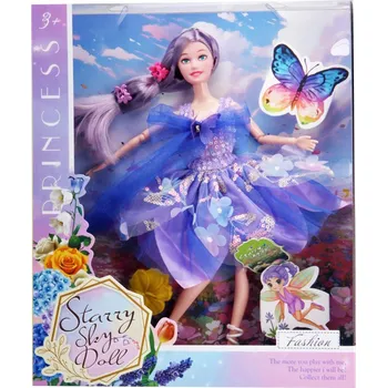 Bella Nova Panenka Sofie fialové šaty