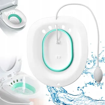 Bidet SKLÁDACÍ BIDET NA WC UNIVERZÁLNÍ 39X36CM PRO KAŽDODENNÍ INTIMNÍ HYGIENU