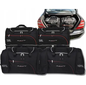 autokoberec Kjust Tašky do zavazadlového prostoru pro Mercedes-Benz Clk 2002-2010, 4 ks