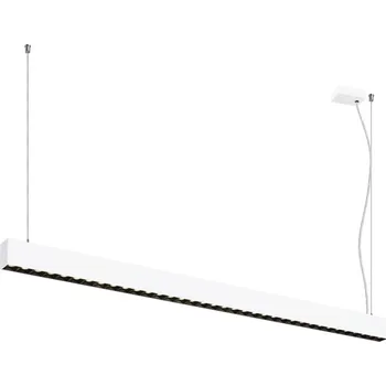 SLV - BIG WHITE GLENOS® PRO závěsné svítidlo, 1, 5 m, DALI, UGR16, délka závěsu 210 cm, 3000K, 75°, bílá / černá - BIG WHITE (SLV) LA 1010513