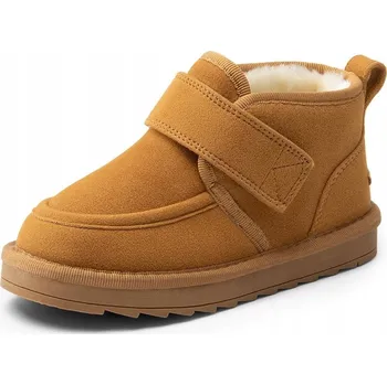 Dívčí zimní obuv Dětské zimní boty DREAM PAIRS zateplené s kožíškem, velikost vel.