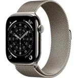 Apple Watch S11 Cell - 46mm Milanese Loop přírodní S/M
