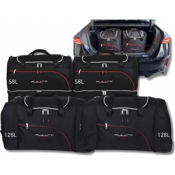 Organizér do auta SADA TAŠEK KJUST PRO BMW 5 LIMOUSINE 2023+ 4 KS