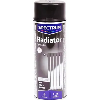 Barva ve spreji Barva na kov a vysokoteplotní radiátory Spectrum černá sprej 400 ml