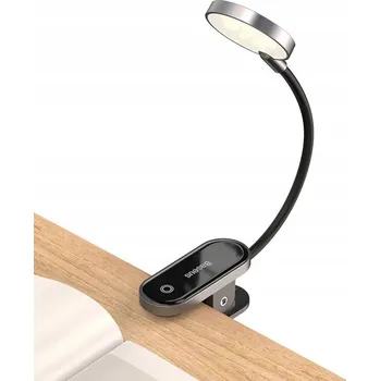 Lampička Stolní lampička Baseus Mini Clip šedá, výkon až 3 W