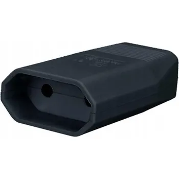 Elektrická zásuvka Černá přenosná podlahová Elektrická Zásuvka Solight