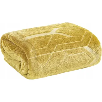 deka Deka Eurofirany z mikrovlákna 150 cm x 200 cm žlutá