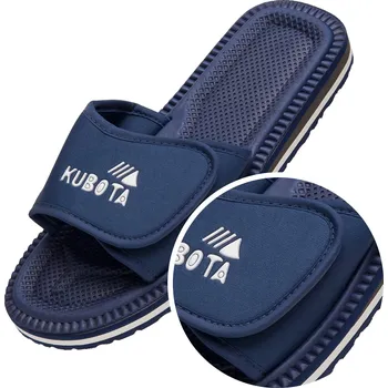 Dámská obuv Pánské pantofle Kubota na suchý zip, tmavě modré, velikost 45