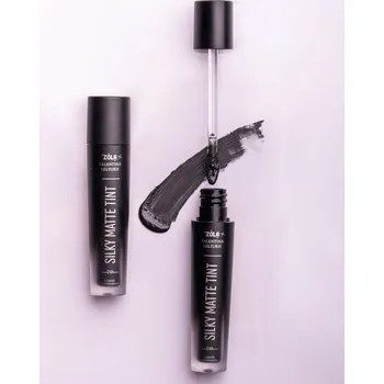 Oční stíny ZOLA x Valentina Lelyukh Liquid eyeshadow Silky Matte – tekuté matné oční stíny Barva: 05 Black Velvet
