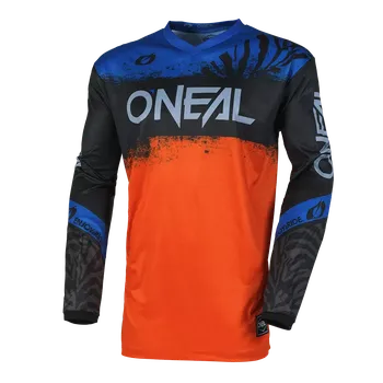 Moto dres Motokrosový MX Dres O'Neal ELEMENT Jersey SHOCKER black/orange 2025 - S