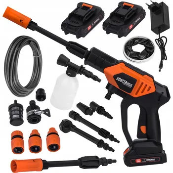 Vysokotlaký čistič Akumulátorová tlaková myčka Kraft&Dele 2 x 20V/6Ah 60 BAR 160 l/h