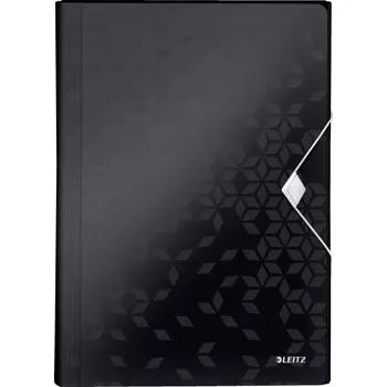 Pánská aktovka Aktovka s přihrádkami Leitz WOW, PP, černá