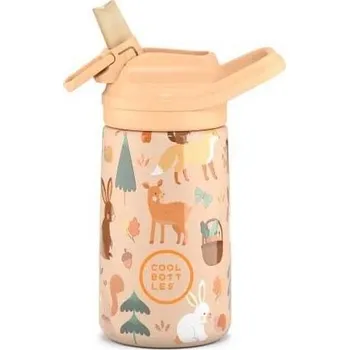 Láhev Dětská termo láhev COOL BOTTLES KIDDIE WOODLAND BUDDIES 3D 350 ML OS Hnědá, Mix