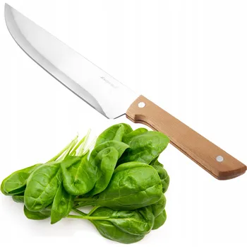 Kuchyňský nůž NŮŽ KUCHYŇSKÝ NŮŽ univerzální dřevěná rukojeť KAMILLE KM-5315 20cm