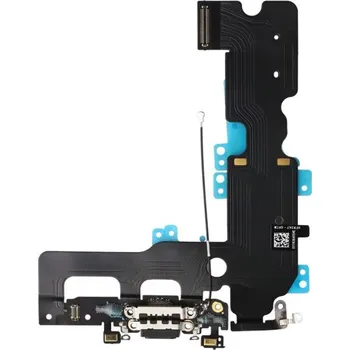 Nabíjecí a audio flex konektor pro iPhone 7 Plus - černý