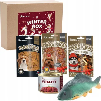 Pamlsek pro psa Akinu WINTER BOX Mini pro psy