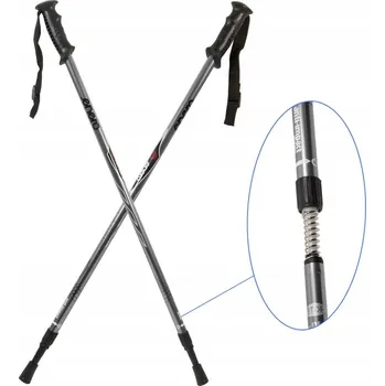 Trekingová hůl Hole Enero Classic 80-135 cm šedé