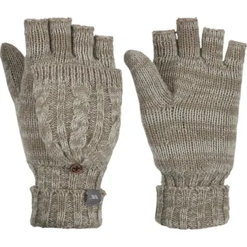 Rukavice TRESPASS Dámské pletené rukavice bez prstů S KAŠTANOVÁ