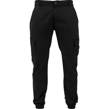 Pánské kalhoty Washed Cargo Twill Jogging Pants - black 40
