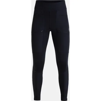 Dámské legíny LEGÍNY PEAK PERFORMANCE W TRACK TIGHTS BLACK / BLACK