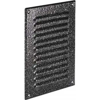 Větrací mřížka Ventilační mřížka s žaluzií fra černá