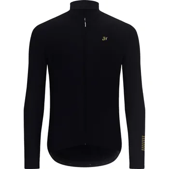 cyklistický dres HOLOKOLO Cyklistický dres s dlouhým rukávem zimní - VICTORIOUS WINTER - černá XS