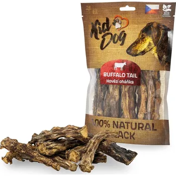 Pamlsek pro psa KIDDOG 100% Natural Snack, hovězí oháňka bez kůže 12 cm / 200 g