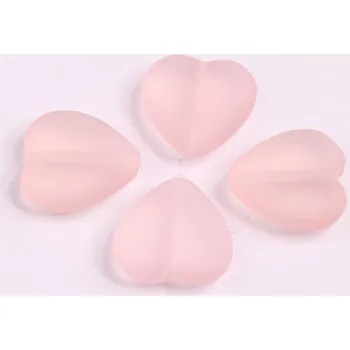 Dětské navlékací korálky Korálky srdíčka č.3824 (15x16mm)