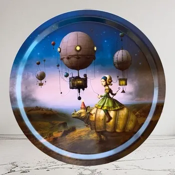 Tác kulatý Jamida Ø 39 cm Statečný nový svět