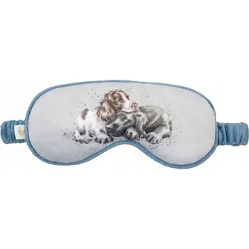 Škraboška na spaní Wrendale Designs maska na spaní hedvábná šedá