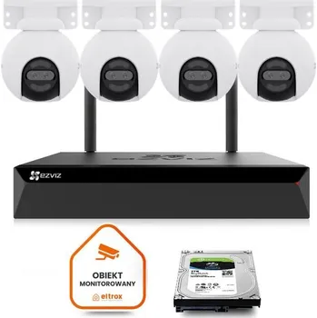 EZVIZ Wi-Fi sledovací sada 4x H80x Dual 4K 8MP+2MP 4mm