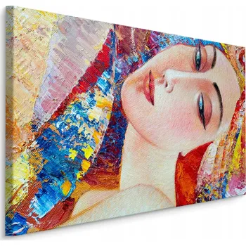 Obraz Obraz do chodby barevný PORTRET ženy 70x50