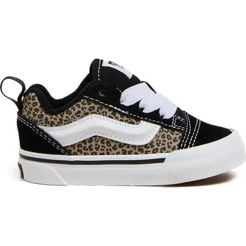 Chlapecká obuv tenisky dětské VANS Knu Skool Elastic Lace BLACK/LEOPARD - 26