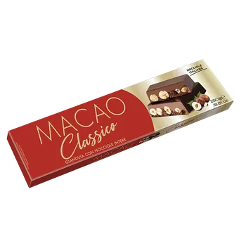 Čokoláda Macao nugát s lískovými oříšky 150g