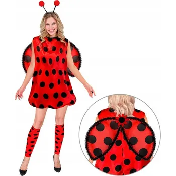 Karnevalový kostým Dámský KOSTÝM Berušky, sada kostýmů KARNEVAL Halloween, XXL