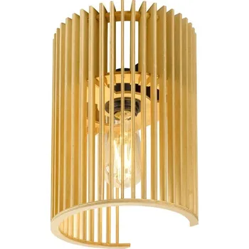 Nástěnné svítidlo SLV - BIG WHITE WUD WL E27, nástěnné svítidlo pro povrchovou montáž, válcové, 1 x max. 40 W, přírodní - BIG WHITE (SLV) LA 1010401